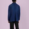 GUCCI Business Suits Men's Blue Suit Collar Moderate Business Suit 722497-ZALUG-4307