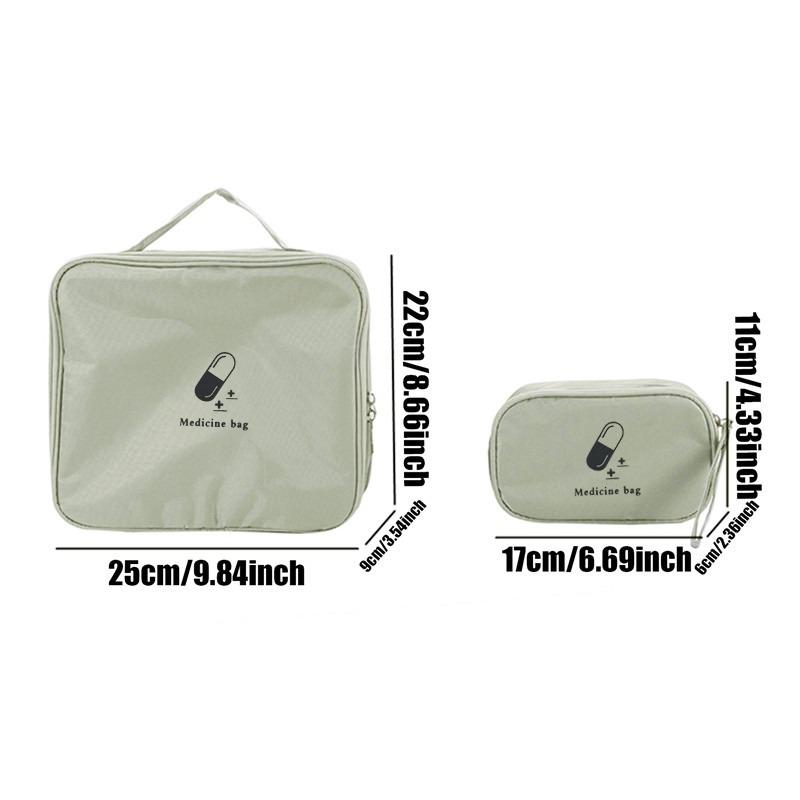 Lightweight Small Medical First Aid Kit Empty Medical Storage Pouch for Home Outdoor Travel Camping Hiking