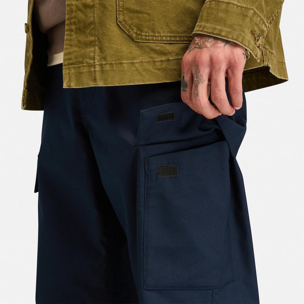 Timberland Sports Lifestyle Series Casual Breathable Solid Color Straight Leg Multi Pocket Outdoor Work Pants Men Pants Navy-Blue A6Y8A-433
