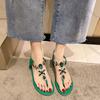 Moda Comemore Sandali Bassi Estivi Donna Ciabatte con Clip Cristallo Scarpe Donna Spiaggia Casual Slip-on Infradito Sandalias Femininos