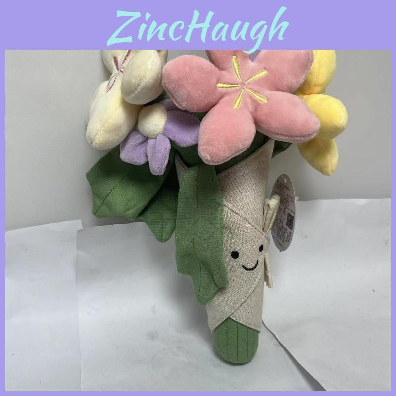 Cute Tulip Potted Plant Plush Toy Figure Bouquet Graduation Gift Doll 40cm
