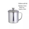 304 Stainless Steel Anti-Scald Double-Layer Water Cup for Kids and Students with Engraving