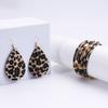 Elegant Women’s Purse Earrings Bracelet Necklace Fashionable Leopard Pattern Accessories Handmade Jewelry Set