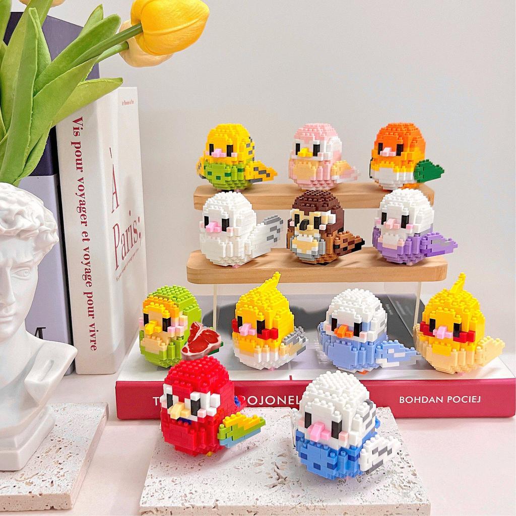 LEGO-Compatible Mini Building Blocks: Cartoon Figurines & Educational Toys
