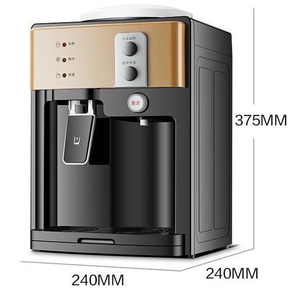 

220В 500Вт Мини-настольный электрический автоматический кулер для питьевой воды с подачей горячей/холодной воды для дома, офиса, кофейни, чайной ice and hot