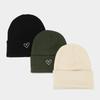 Thickened Heart Design Knit Hat For Men And Women Winter Wear