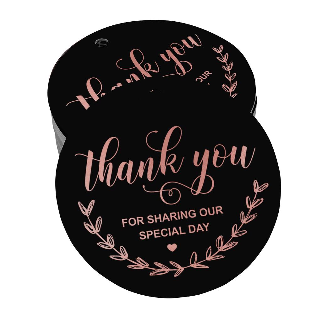 Inkdotpot Thank You For Sharing Our Special Day Bridal Shower-Baby Shower-Retirement-Wedding-Birthday Bottle Tag