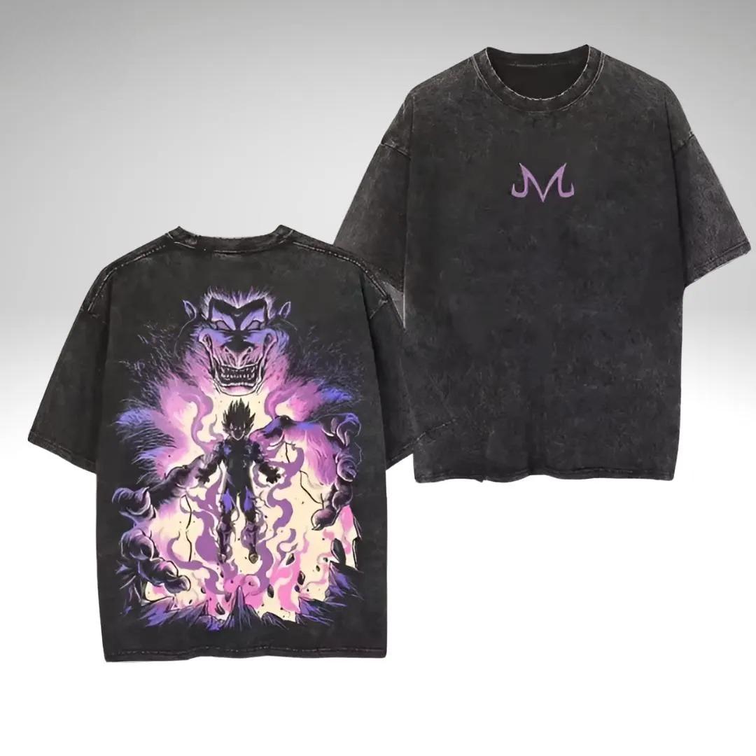 

Vintage Anime Dragon Ball Graphic Washed T Shirt Summer Men Women Cotton Casual Top Vintage Casual Streetwear Harajuku M