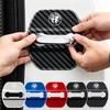 YDVU2 4 Pezzi Copri Adesivo Protettivo Serratura Portiera Auto per Logo Sportiva Giulia Giulietta 159 156 MITO Stelvio 147 Accessori