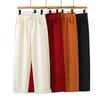 Plus Size Women's High Waist Slimming Casual Pants - Spring 2026 Curved Straight Leg 