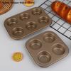 4/6/12 Cups Muffin Pan Carbon Steel Baking Pan Cupcake Pan Muffin Tray Cupcake Mold Non Stick Bakeware Microwave Cake Mould