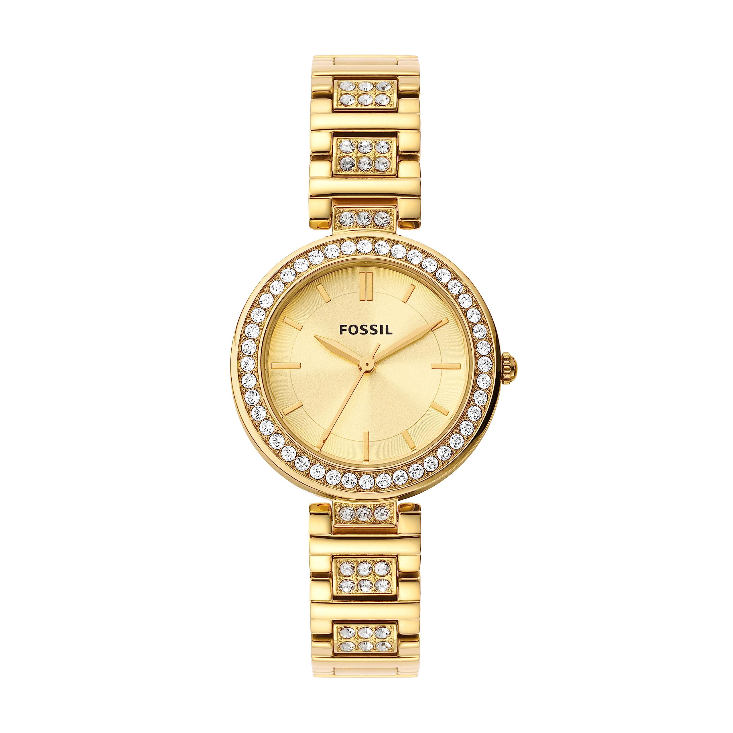 KARLI Stainless Steel Watch Bracelet Box Set Three-Hand Gold-Tone & золотой