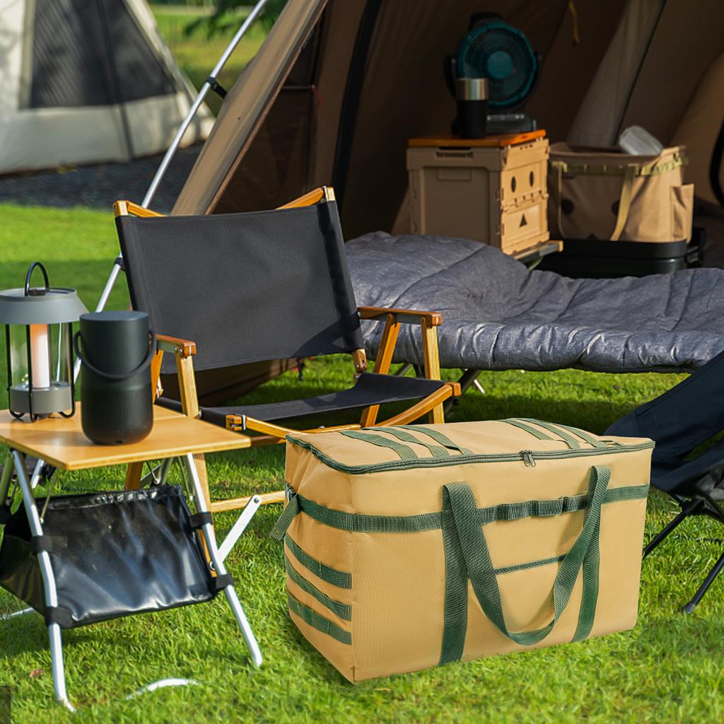 Borsa Portaoggetti Multifunzionale da Esterno 53/81L, Grande Capacità Viaggio e Campeggio Picnic Tenda Sacco a Pelo, Borsa Portatile Impermeabile
