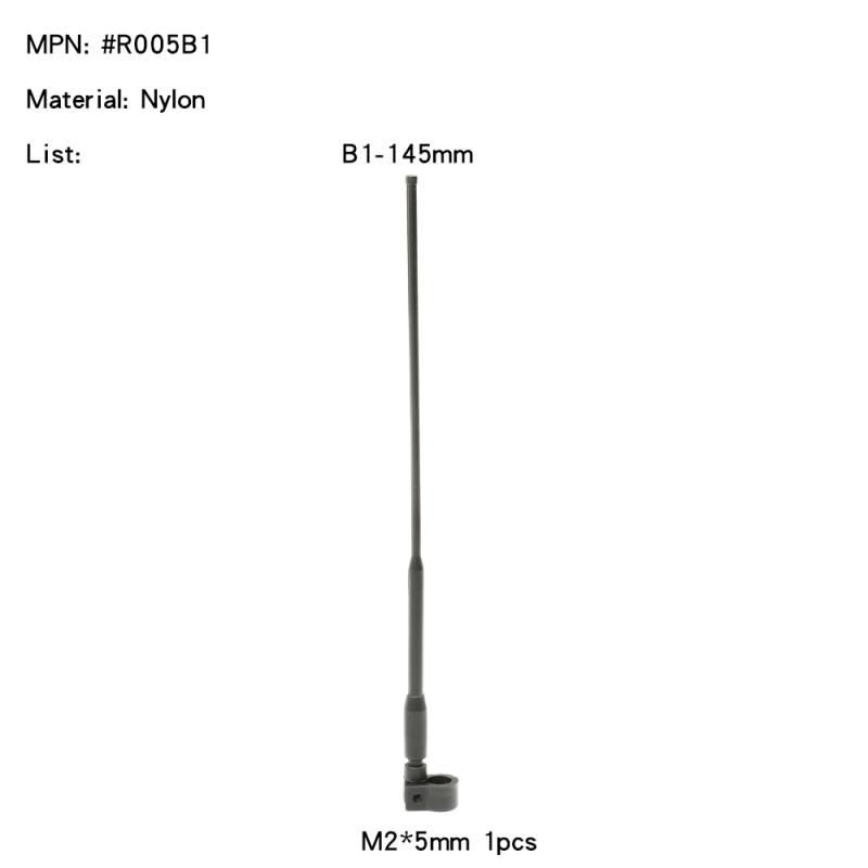 High Quality Black Simulated Antenna Aerial Decoration Signal Pole For 1/12 1/18 1/10 1/8 RC Car Crawler TRX4m MN168 MN-222 MN82 Mn99s UDR