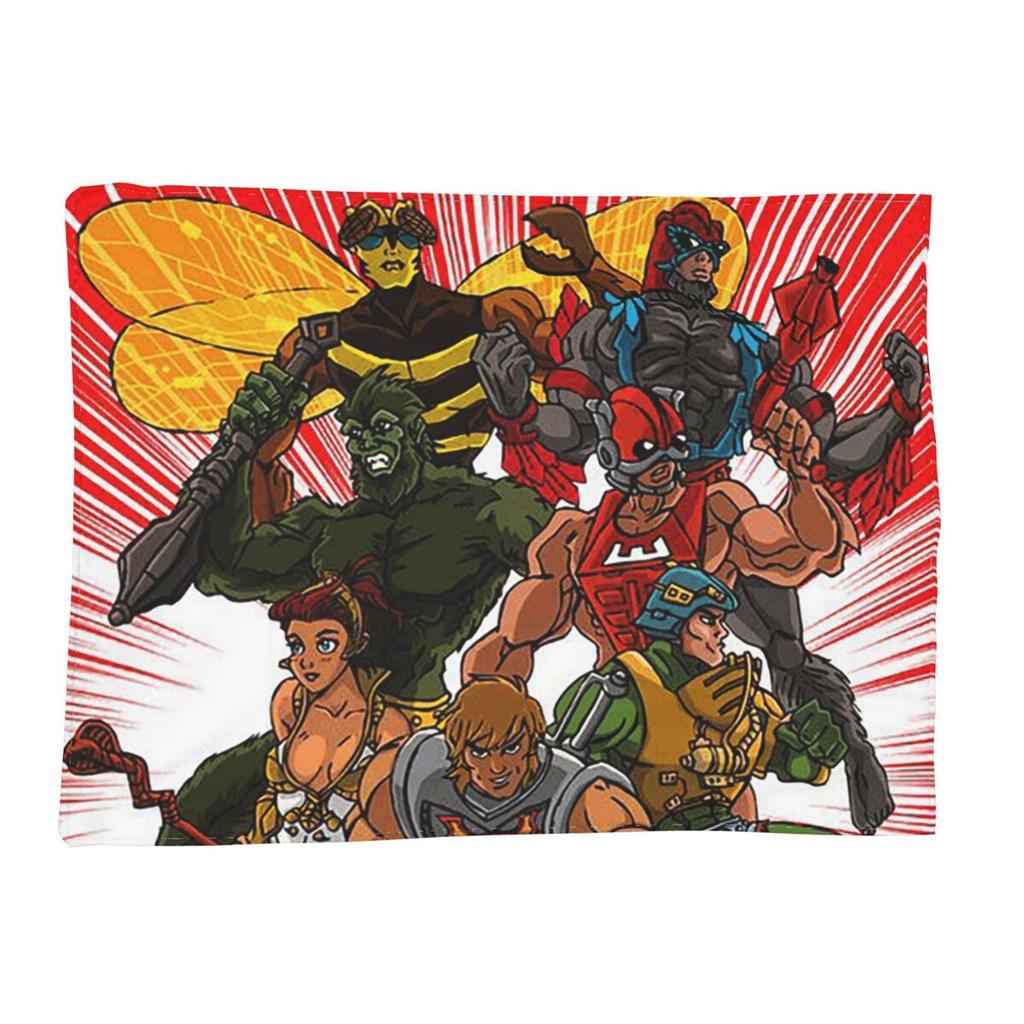 Eternia He-Man And The Masters Of The Universe Blanket Soft Warm Flannel Throw Blanket Plush for Bed Living Room Picnic Travel