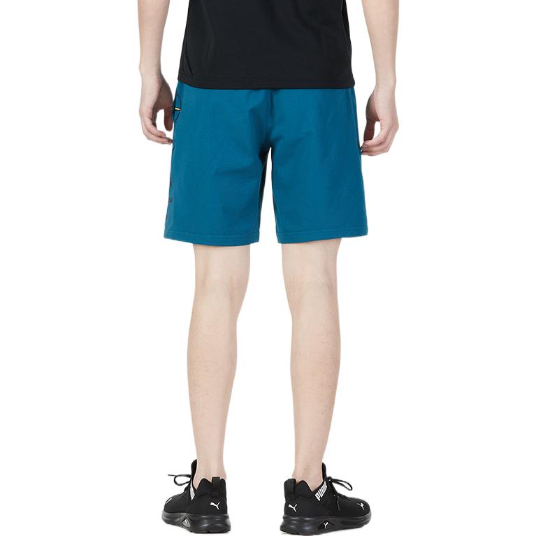 Puma Logo Print Elastic Waist Letter Casual Shorts Men shorts Blue 536943-44