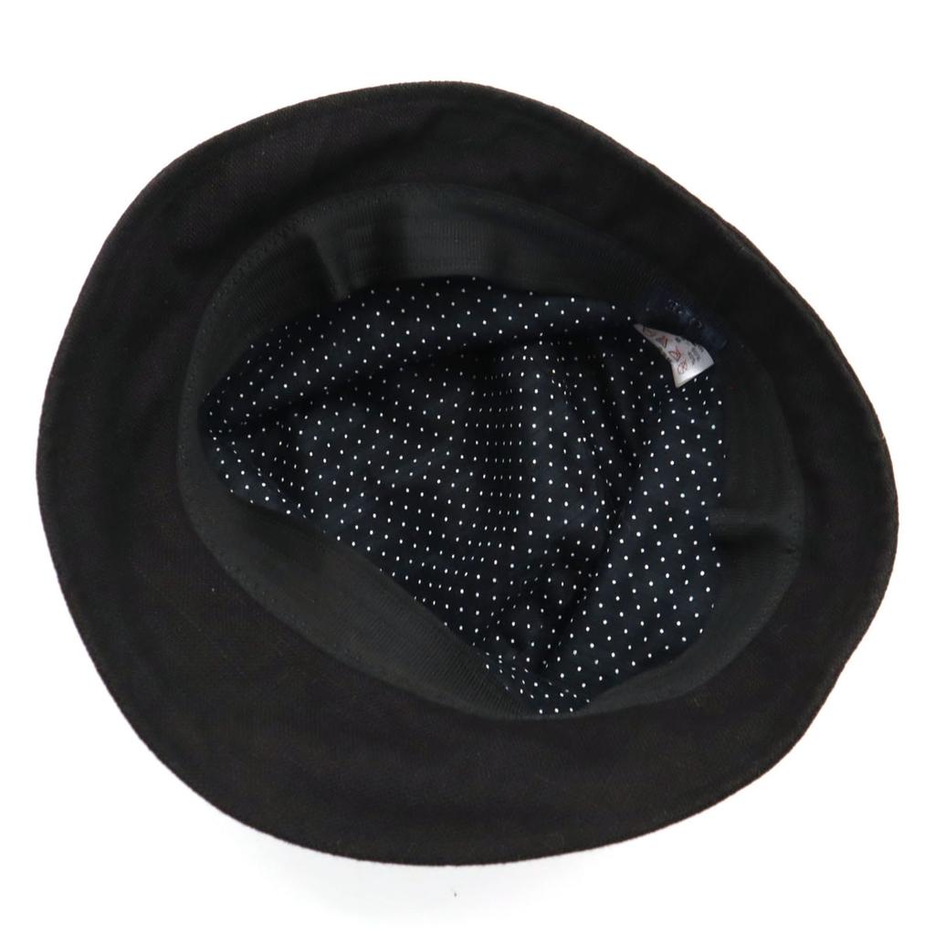 Cappello ROPE' design tipo lino 57.5 nero Donna Usato