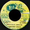 7-Zoll-Schallplatte GREGORY ISAACS Dont Play Around KEIN Hit Jamaika Reggae Ska Dub Gebraucht