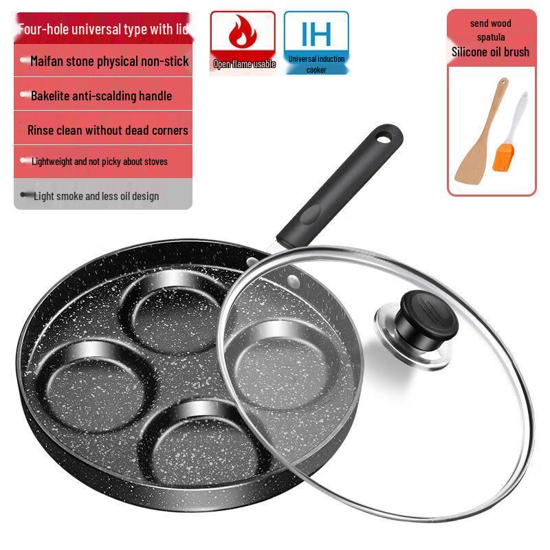 Minai Non-Stick Multi-Hole Frying Pan for Eggs & Burgers
