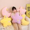 Star Moon Plush Cushion for Girls' Bedding & Toys