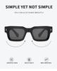 New Women's Rice Nail Square Sunglasses Retro UV400 Eyewear Trendy Sunshade Shades Personalized Eyeglasses