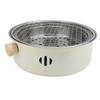 11.02in Charcoal BBQ Grill Round Portable Tabletop Barbecue Grill for for Outdoors Camping Picnic Indoor Cooking T