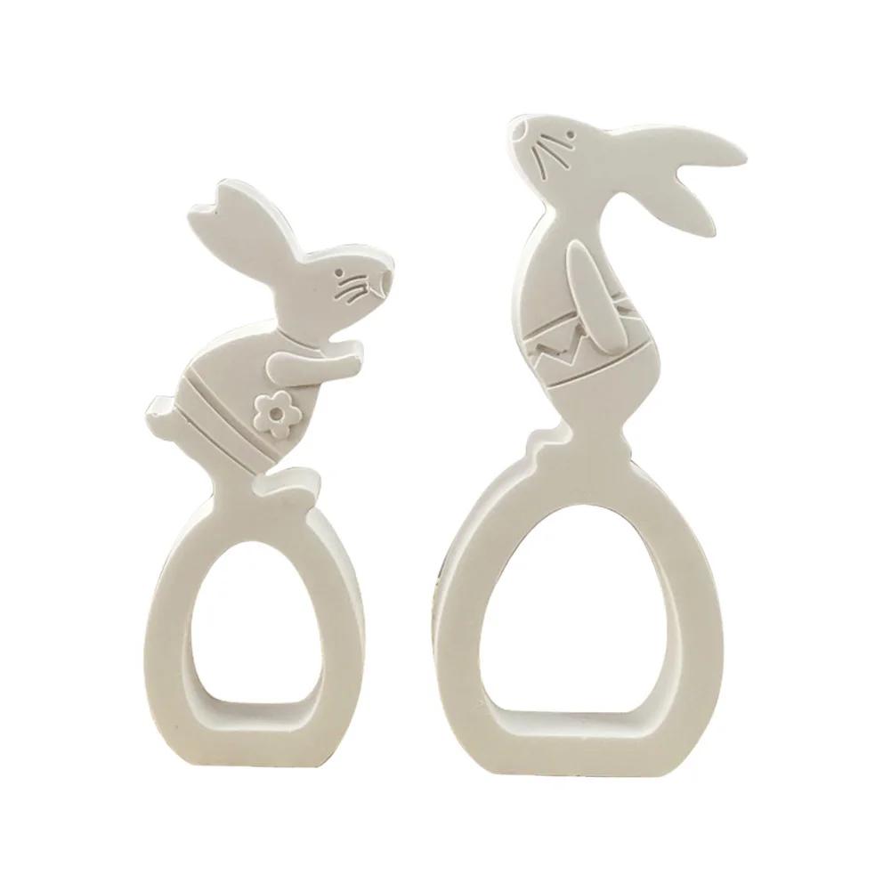 Silicone Festival Ornament Mold DIY Resin Making Mold 3D Casting Mould Art Candle Mold for Easter Party Decor