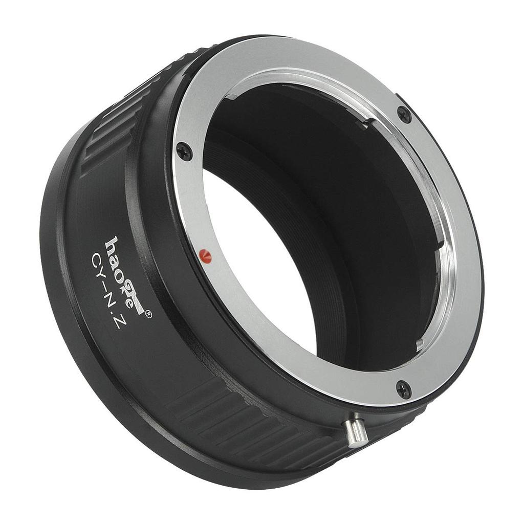 Haoge Manual Lens Mount Adapter for CY Mount Lens to Nikon Z Mount Cameras Contax/Yashica C/Y (Z6, Z7, etc.)