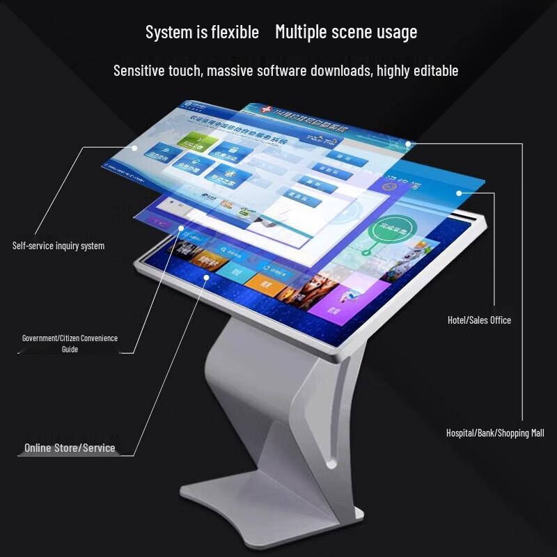 Interactive Touchscreen Display Kiosk (CN version)