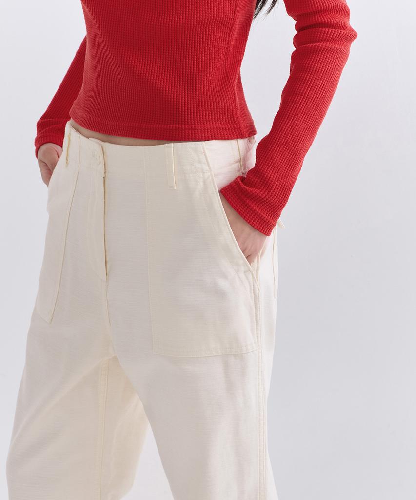 Musinsa Standard Woman Women'S Replica Fatigue Pants [Cream]