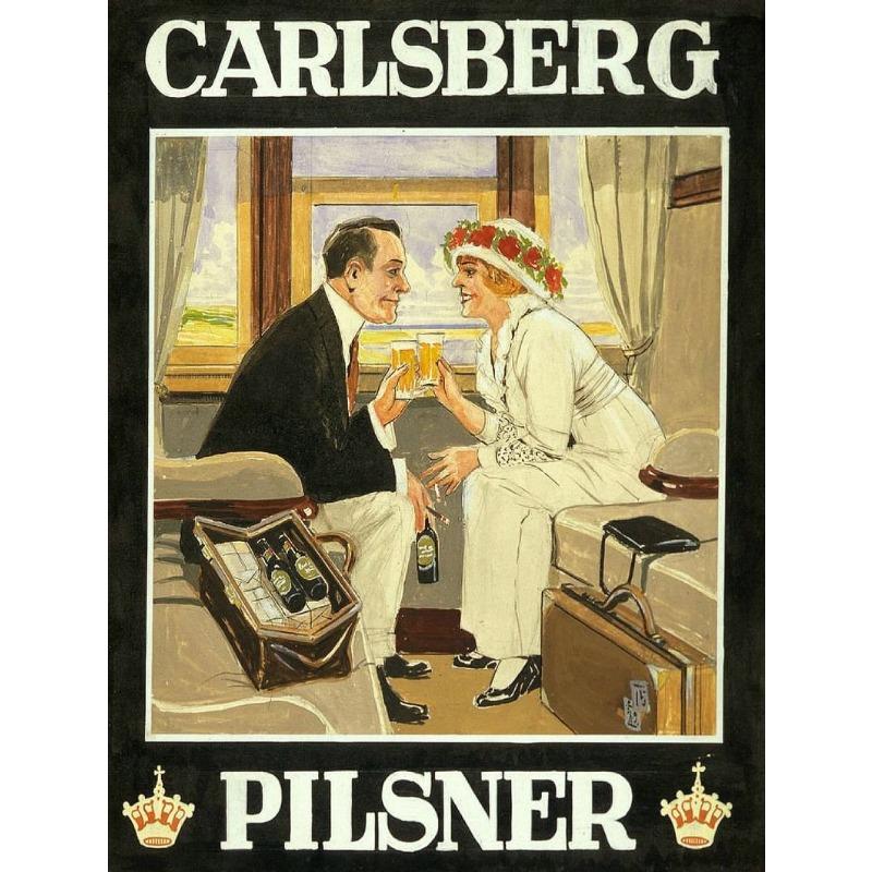 Vintage Style Metal Wall Sign 20x30cm