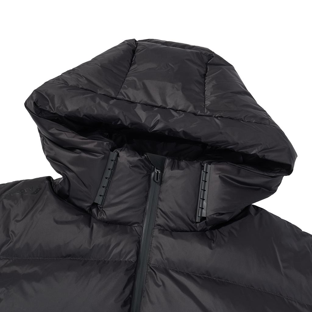 SAUCONY Featherweight Urban Life Solid Color Zip Short Sleeve Down Jacket Women Outerwear SA1250DJ11L-BK001