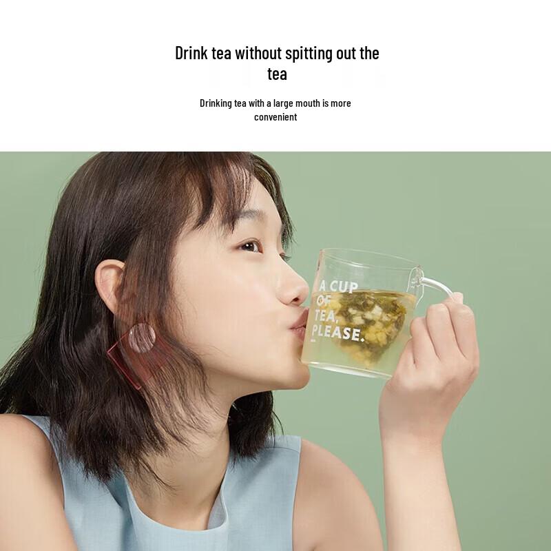 Buydeem Portable Tea Infuser Glass Mug