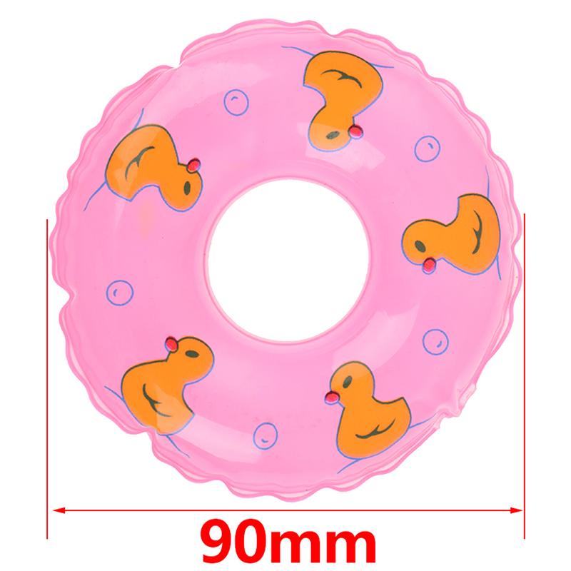 1Pcs Doll Swimming Lifering For Doll Accessories Dollhouse Beach Bathing Toy