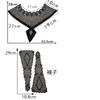 Black And White Organza Embroidery Collar Lace Mesh Lace Diy Sewing Decoration With Clothing Accessories