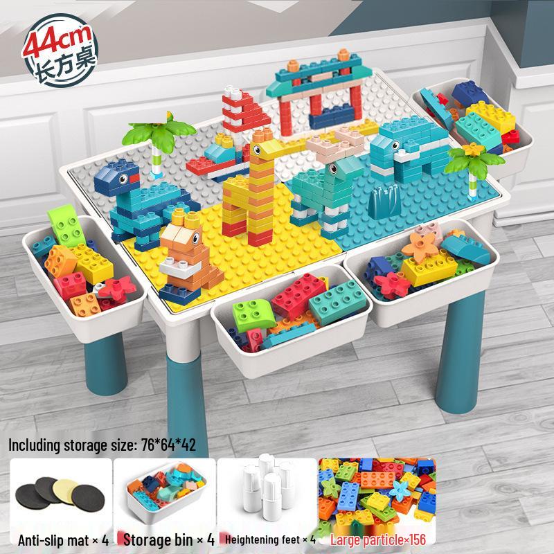 Multi-Functional Building Block Table for Early Education