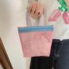 Mesh Pool Toted Bags Mesh Beach Bags with Zipper for Swim,Travel Small Cosmetic Bag Handbags Portable Toiletry Bags