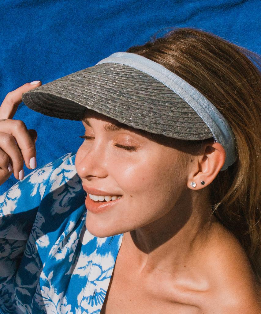 Hwaiteusaenjeu Natural Raffia Sun Cap Calleja (6 Colors)