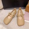 Japanese Style Lolita Gothic Woman Flats Mary Jane with Straps Wholesale Popular Low Price High Quality Fashion Shoes for Women
