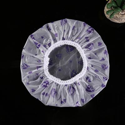 Thickened Printed Shower Cap And Makeup Cap