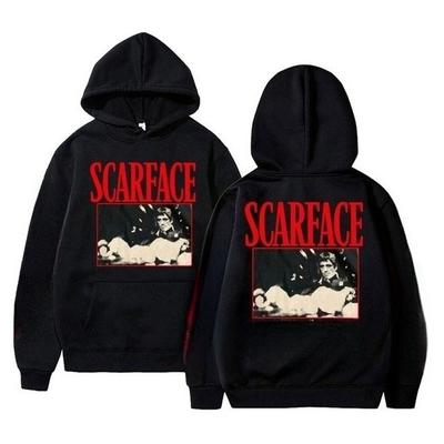 Movie Scarface Tony Montana Graphic Hoodie Men Women Casual Vintage Hip Hop Punk Hoodies Men's Fashion Rock Autumn Sweatshirt
