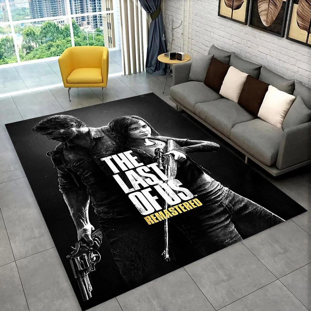 The Last of Us horor TV hra Pedro Area Koberec,Koberec pro domácnost Obývací pokoj Ložnice Pohovka Rohožka Dekor,dětská hra Protiskluzová podložka na podlahu