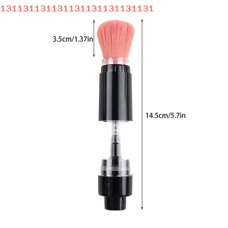 Refillable Powder Brush Cosmetic Powder Brushes Multi-functional Push-on Spray Powder Brush Foundation Blush Brush Makeup Tools