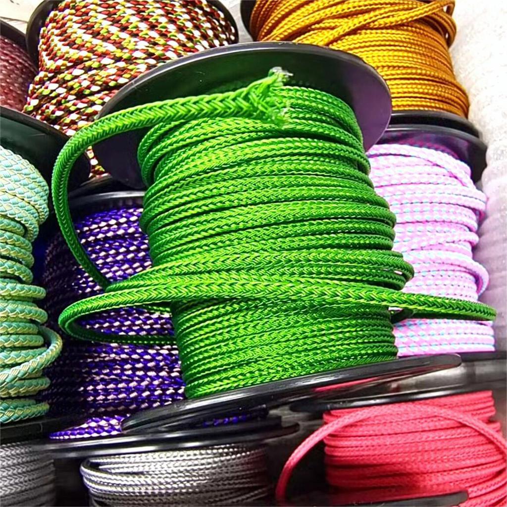 Sturdy Waxed Polyester String for Bracelet Crafting Jewelry Making Supplies 1M Per Roll 1MM Diameter Multicolor