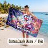 Personalized Beach Towel,The Amazing Digital Circus Custom Printed Name Text, Super Absorbent Towel For Beach Vacation