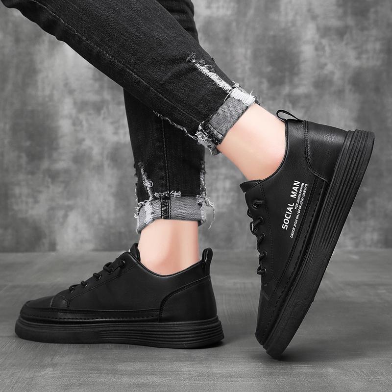 Men's Casual Sneakers Fashion Designer Sneakers Outdoor Comfortable Leather Shoes Summer Versatile Chunky Shoes Tenis Masculino