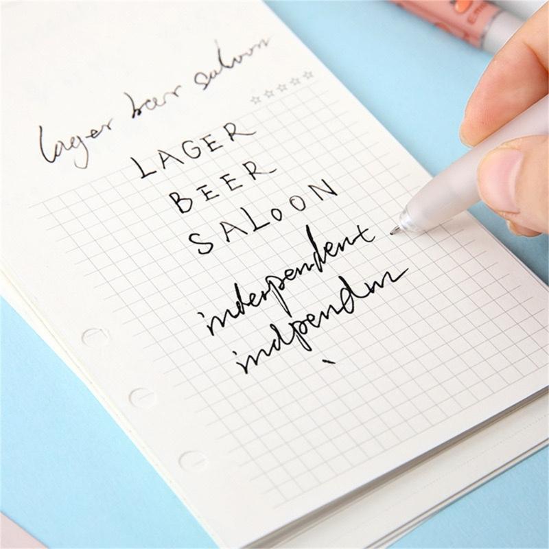 4PCS Cartoon Gel Inks Pen Retractable Gel Pen with Metal Clip Ergonomic Grip 0.5MM Tip Black Inks for Office School