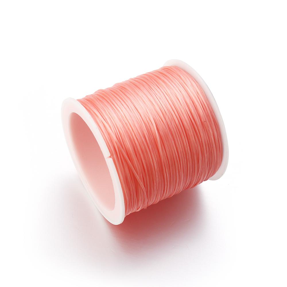 10-40M/Roll Strong Elastic Crystal Beading Cord 1mm for Bracelets Stretch Thread String Necklace DIY Jewelry Making Cords Line