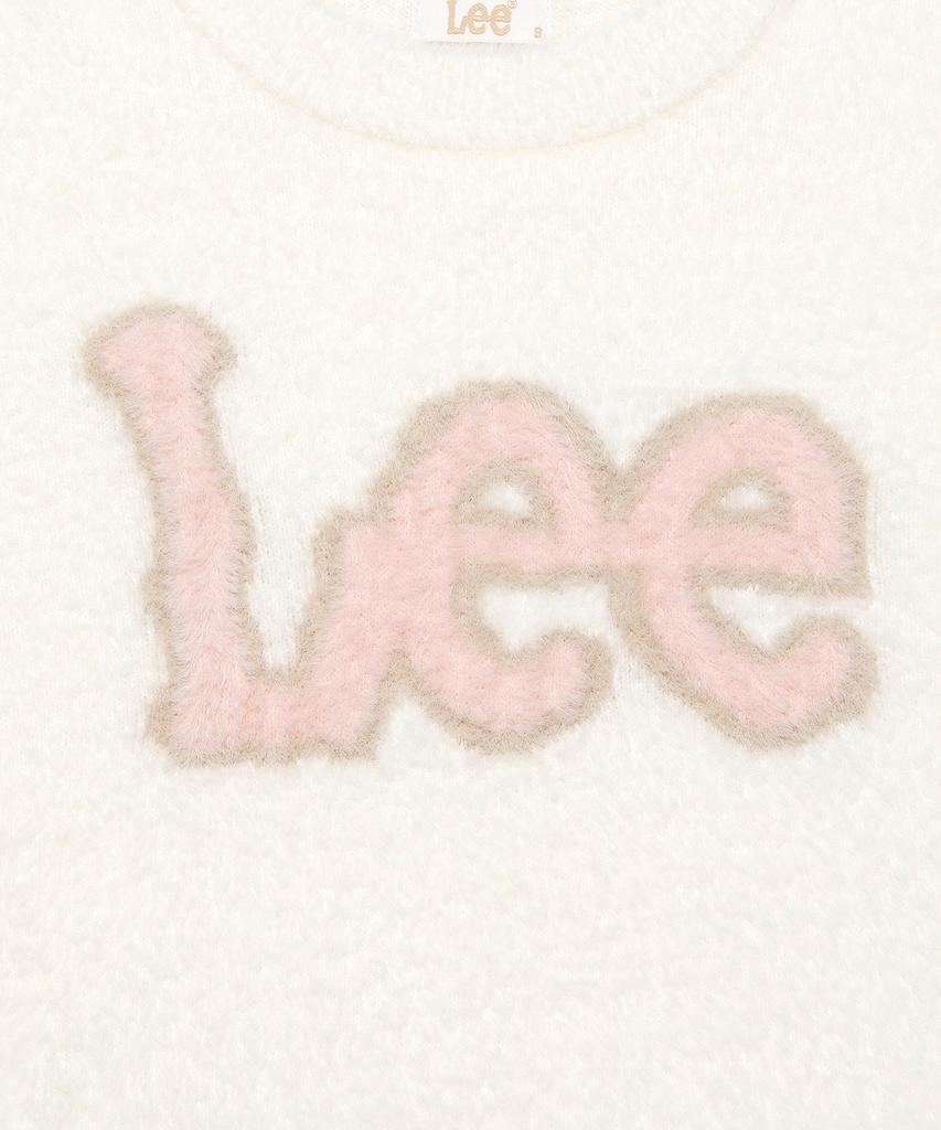 LEE Women'S Round Hairy Logo Knit Ivory
