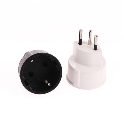 1 Stück Europäischer Frankreich zu Schweizer Stecker Reiseadapter 3-Pin-Stecker 10A 250V Netzstecker EU nach Schweiz Elektrischer Steckerstecker